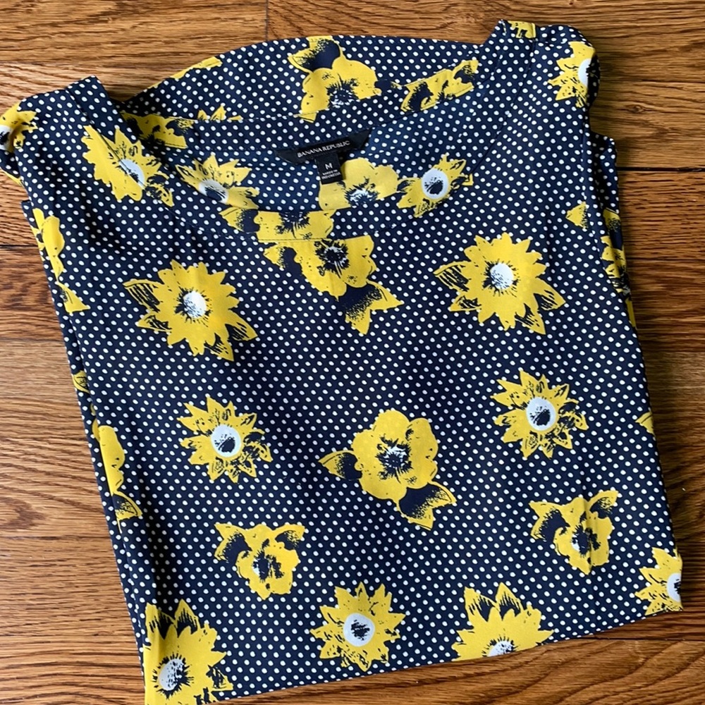 Banana Republic Sunflower top